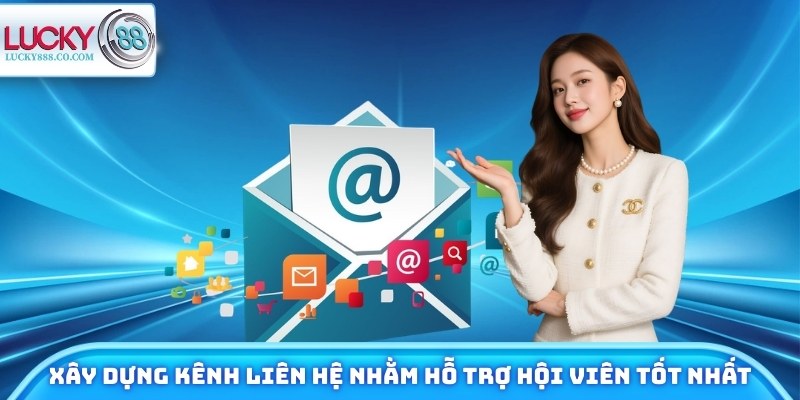 Liên Hệ Lucky88 - Nhanh Gọn Chuẩn Xác, Kết Nối Mọi Nơi 1 Xây dựng kênh liên hệ nhằm hỗ trợ hội viên tốt nhất